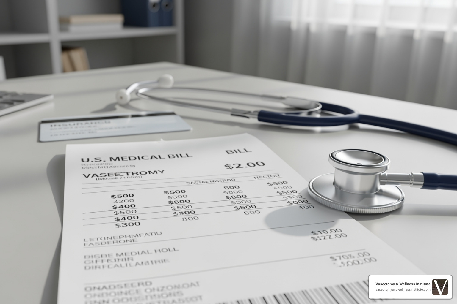 how much does vasectomy cost